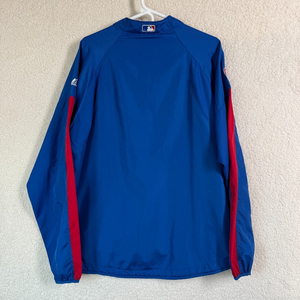 Chicago Cubs Majestic Authentic Collection Pullover Jacket M Cool Base MLB - Picture 4 of 8